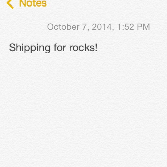 Shipping.