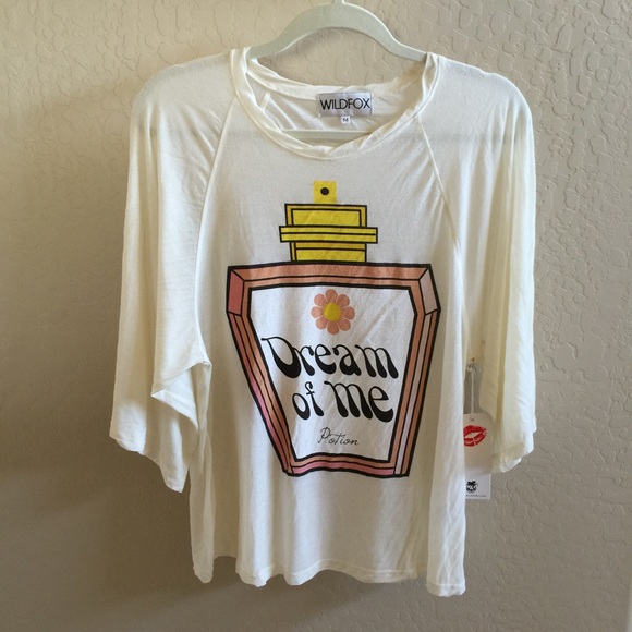 👑Wildfox Raglan dream potion tee