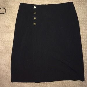 Calvin Klein black pencil skirt