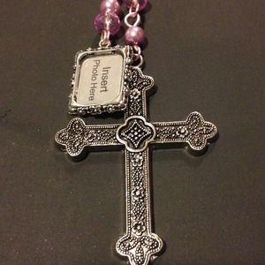 Hand crafted Car Mirror Rosary