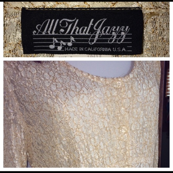 Vintage All That Jazzy delicate long sleeve dress - Picture 3 of 3