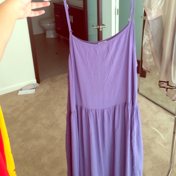 Free People purple long dress