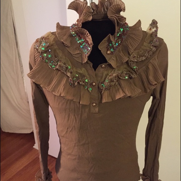 Serpil Avant Garde style top, Sz S
