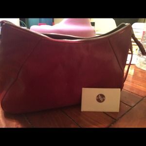 Red Furla handbag