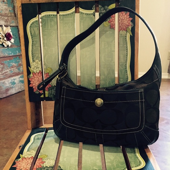 Authentic Brown Coach Handbag