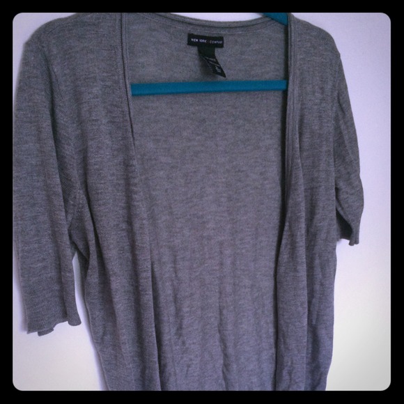 --------Sold-------- Silky Gray Cardigan
