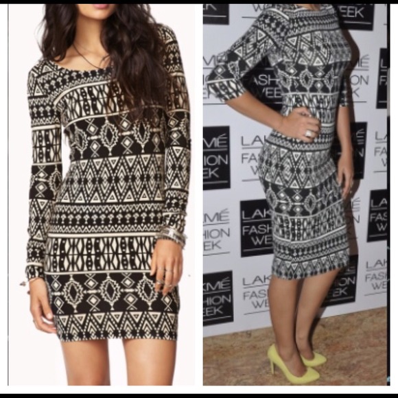 ▪️▫️▪ black and beige tribal dress ▪️▫️▪️