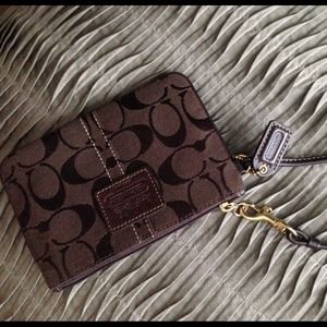 Authentic Coach wristlet