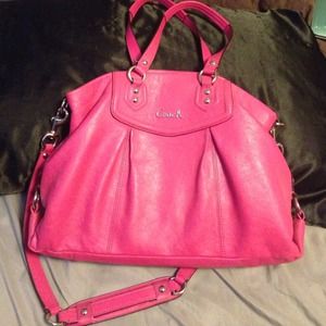 Bright Pink Coach Purse