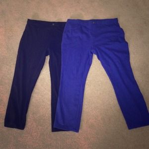 Cropped Vera wang pants Lot of 2