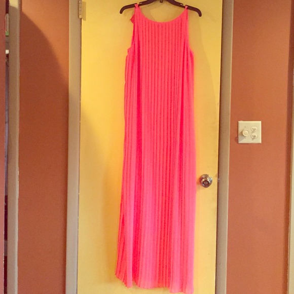 Coral dress