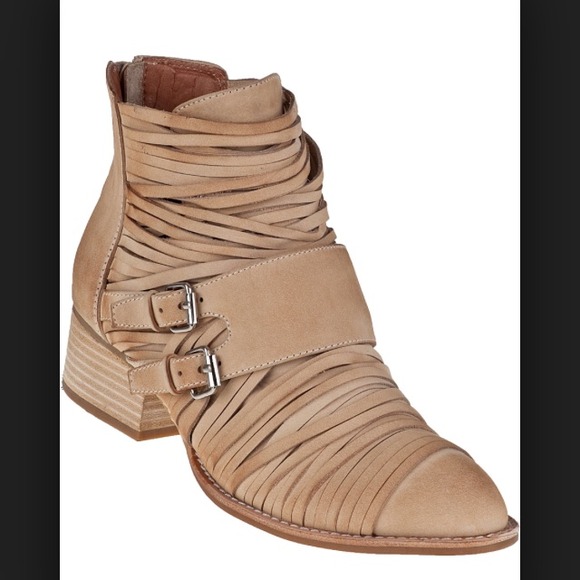 Jeffrey Campbell strappy booties