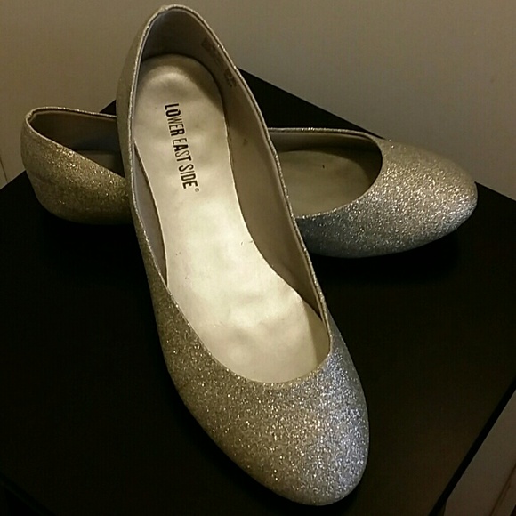 Silver shoes