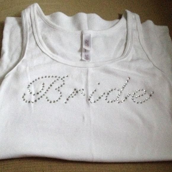 Bride tank top
