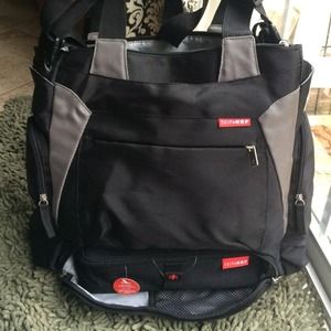 New Skip Hop Bento Black Diaper Bag!!
