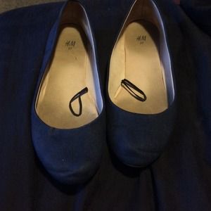 H&M navy flats