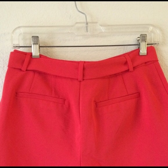 ❌SOLD IN BUNDLE❌ Red Chiffon Forever 21 Shorts - Picture 2 of 2