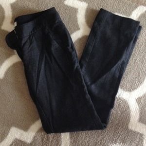 loft charcoal grey dress pants