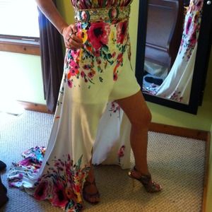 Prom dress size 6 with matching shoes size 8