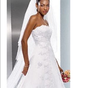 Wedding dress altered to size 8