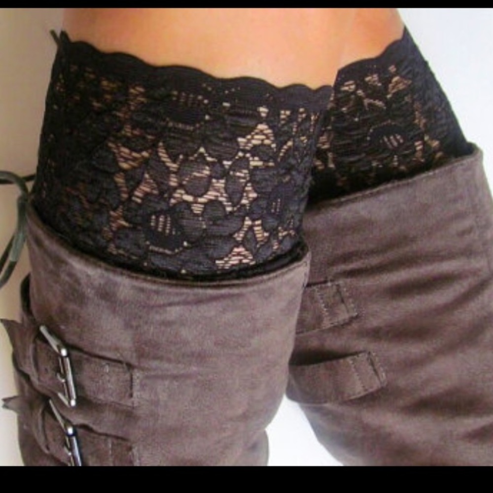 ✨LAST ONE ✨Lace boot cuff SALE SALE PLEASE READ - Picture 4 of 4