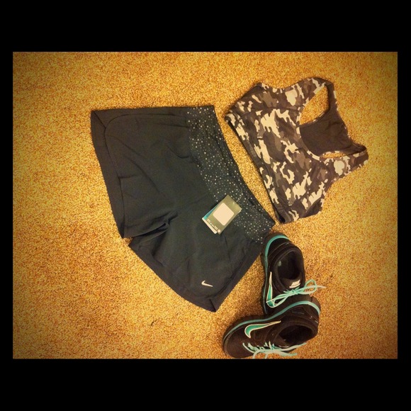 Camo sports bra