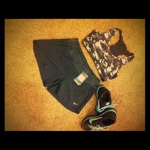 Camo sports bra