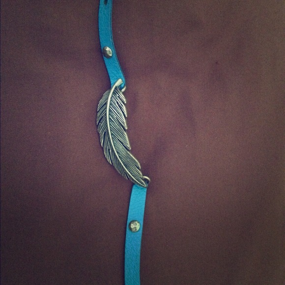 Lucky brand feather bracelet