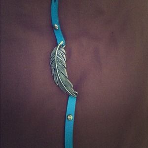 Lucky brand feather bracelet