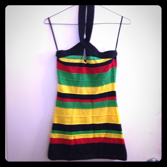 🚫SOLD TO PLATOS🚫Rasta halter dress