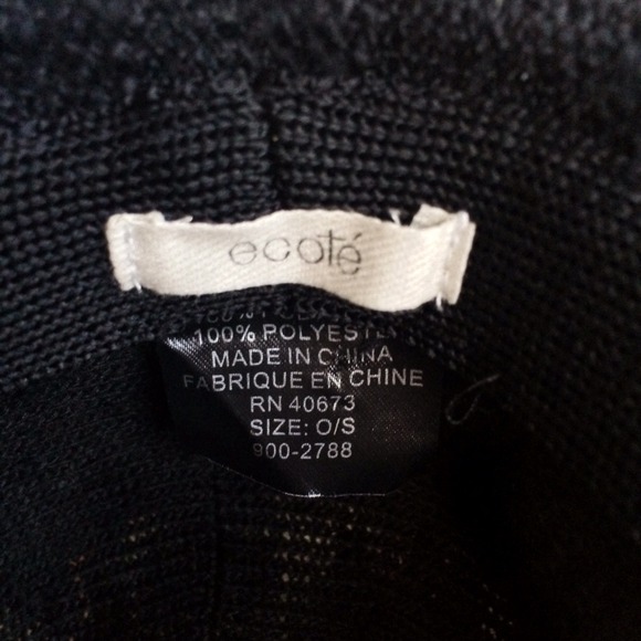 🌙NEW Boho Ecoté Black Panama Hat Leather Band UO - Picture 2 of 4