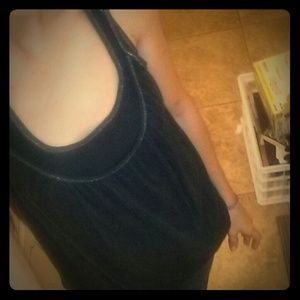 🌃Express Black double layered Tank Top
