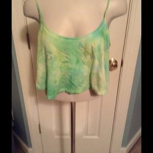 VS Flowy Crop Top Hand Tye-Dyed