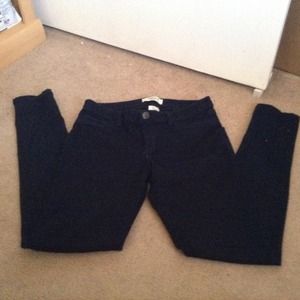 Navy blue skinny jeans