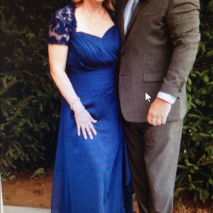 Jade mother of the bride dress.