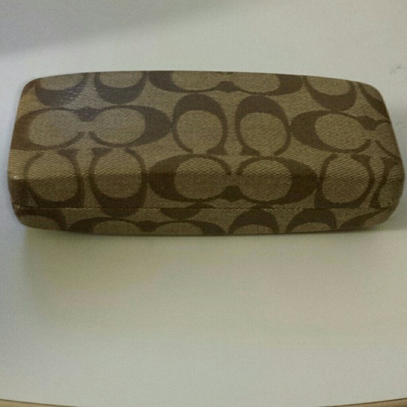 Authentic coach eyeglass case