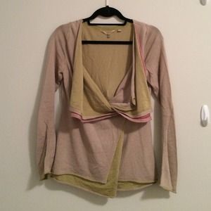 Anthropologie drape front sweater