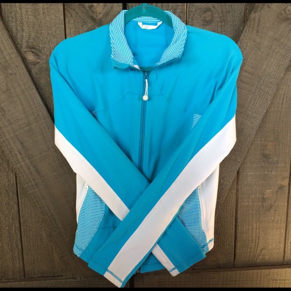 Blue Lululemon zip up jacket
