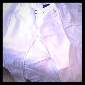 White AE skinny jeans