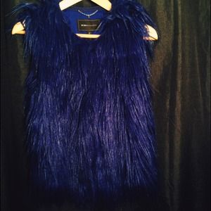 BCBG Faux Fur Vest