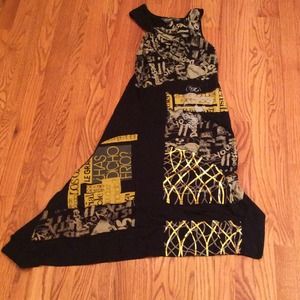Desigual black pattern dress
