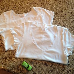 Victoria's Secret PINK ribbed tees!