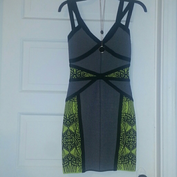 TRADED Bebe Neon Detail Dress