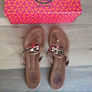 Tory Burch Miller Sandals Tan size 7