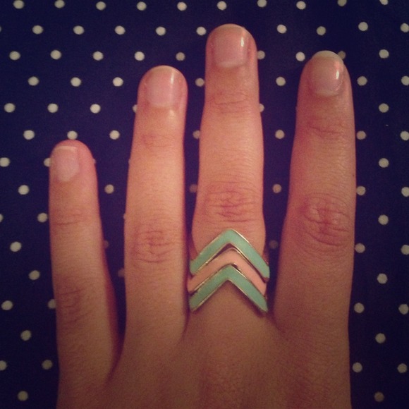 Brand New Stackable Chevron Rings