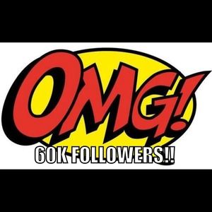60k Followers!! 👏👏👏👆