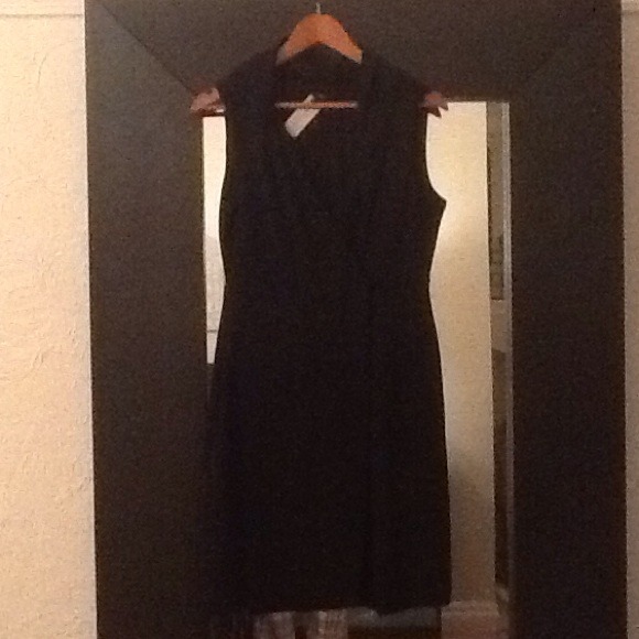 Ann Taylor cross over dress with shawl collar - Picture 1 of 1