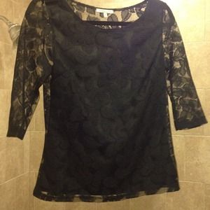 Black Lace Top