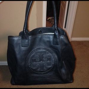 Tory burch tote bag. Black