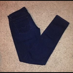 7 for all mankind dark denim skinny